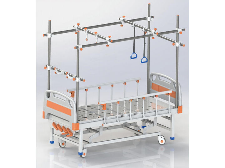 Orthopedic traction bed　A